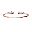 Orlov Spike Double Flex Diamond Bracelet - Rose Gold CSP-BF2RH