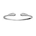 Orlov Spike Double Flex Diamond Bracelet - White Gold CSP-BF2WH