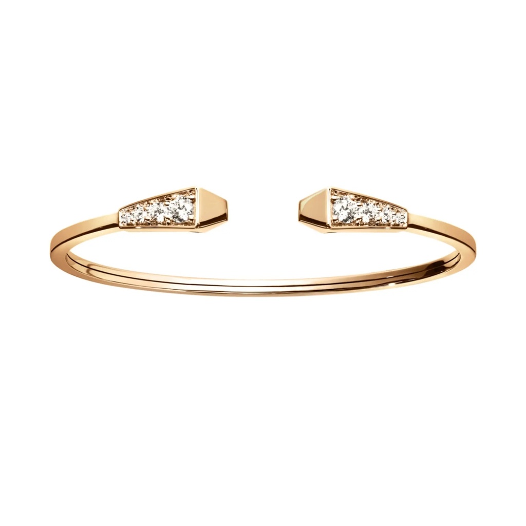 Orlov Spike Double Flex Diamond Bracelet - Yellow Gold CSP-BF2YH