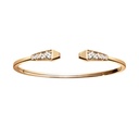 Orlov Spike Double Flex Diamond Bracelet - Yellow Gold CSP-BF2YH