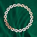 Orlov Spike Large 3 Row Light Pavé Diamond Necklace - Rose Gold CSP-N3RBRL #4