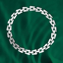Orlov Spike Large 3 Row Light Pave Diamond Necklace - White Gold CSP-N3RBWL