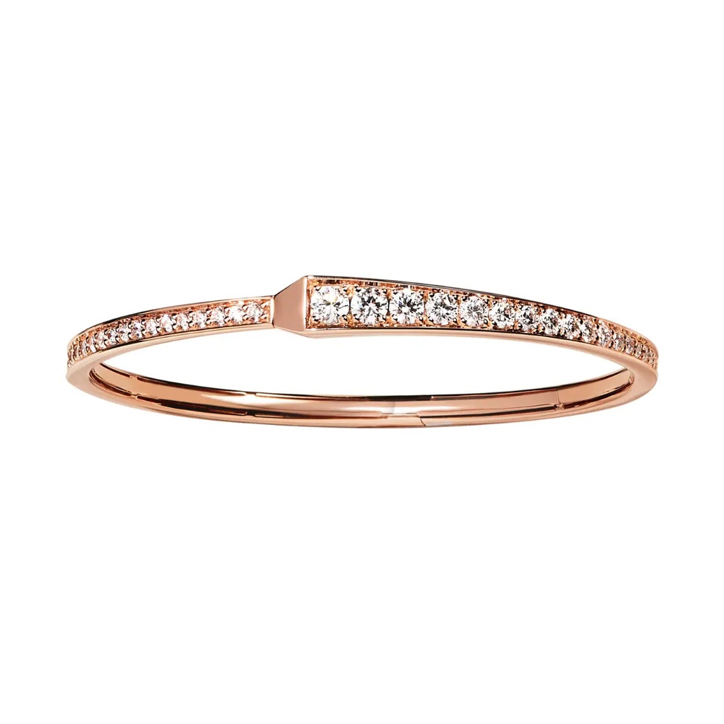 Orlov Spike One Full Pave Diamond Bracelet - Rose Gold CSP-BSORF