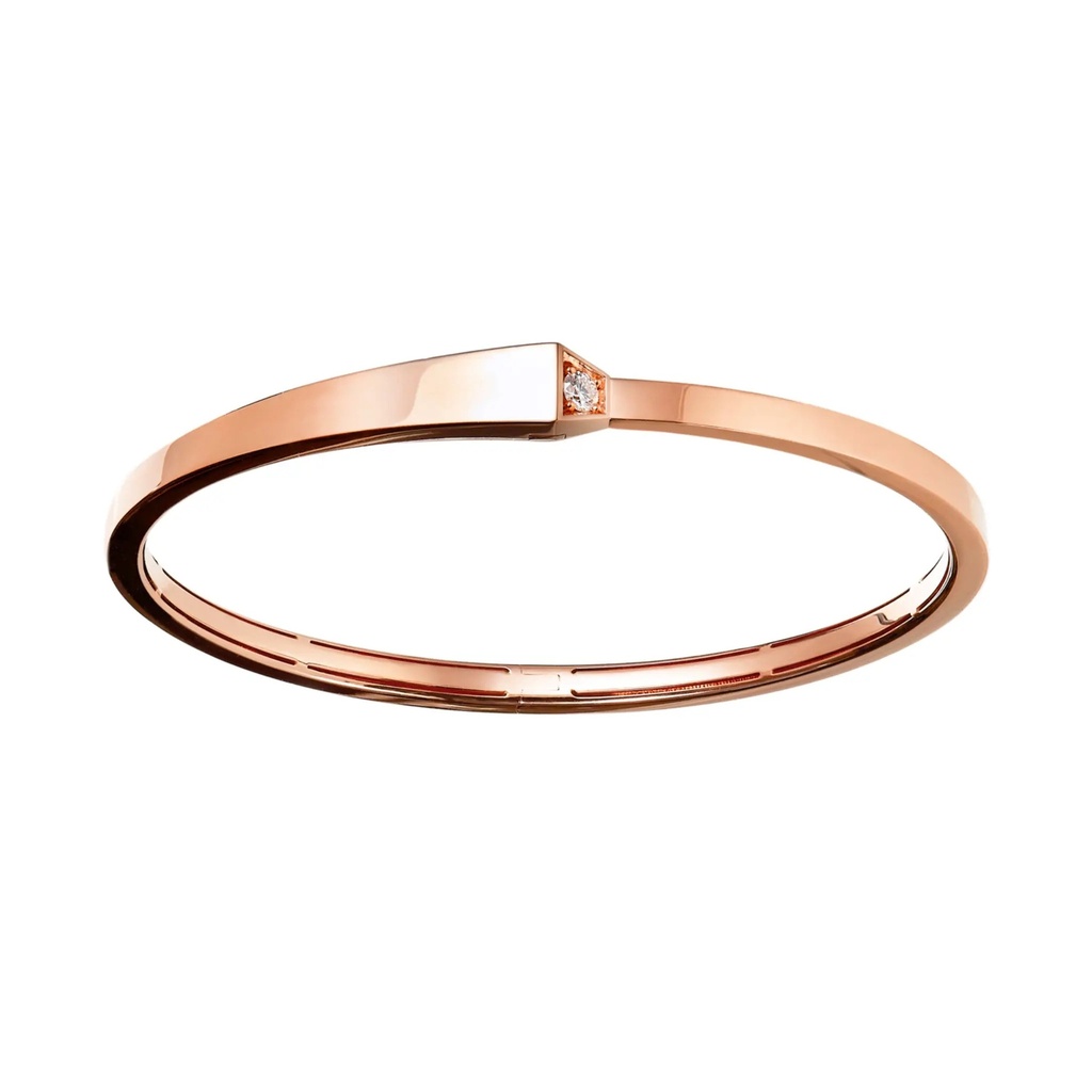 Orlov Spike One Light Pave Diamond Bracelet - Rose Gold CSP-BOSRL