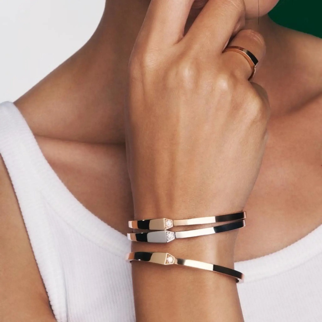 Orlov Spike One Light Pave Diamond Bracelet - Rose Gold CSP-BOSRL #6