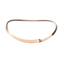 Orlov Spike One Light Pavé Diamond Choker - Rose Gold CSP-OSORLM