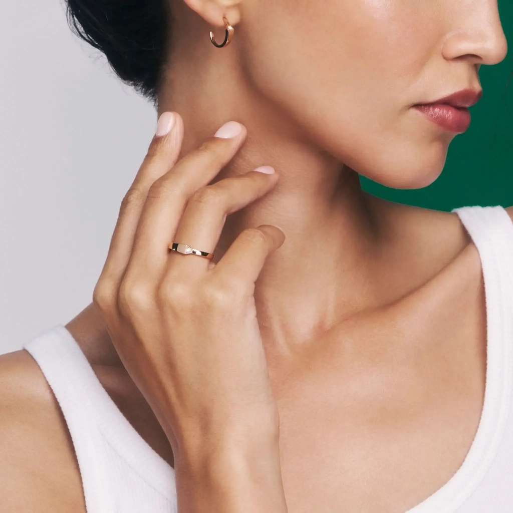 Orlov Spike One Light Pavé Diamond Ring - Yellow Gold #2