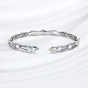 Orlov Spike Open Full Pave Diamond Bracelet - White Gold CSP-BOPWF1 #3
