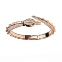 Orlov Spike Signature Croco Full Pave Diamond Bracelet - Rose Gold CSP-BSHRF
