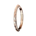 Orlov Spike Signature Full Pave Diamond Bracelet - Rose Gold CSP-BSIRF