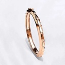 Orlov Spike Signature Light Pave Diamond Bracelet - Rose Gold CSP-BSIRL #2