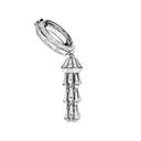 Orlov Spike Tassel Full Pave Diamond Ring - White Gold