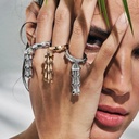 Orlov Spike Tassel Full Pave Diamond Ring - Yellow Gold #2