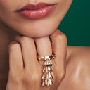Orlov Spike Tassel Half Pave Diamond Ring - White Gold #3