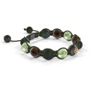 Shamballa Jewels 10mm Shamballa Braided Bracelet (Left View)