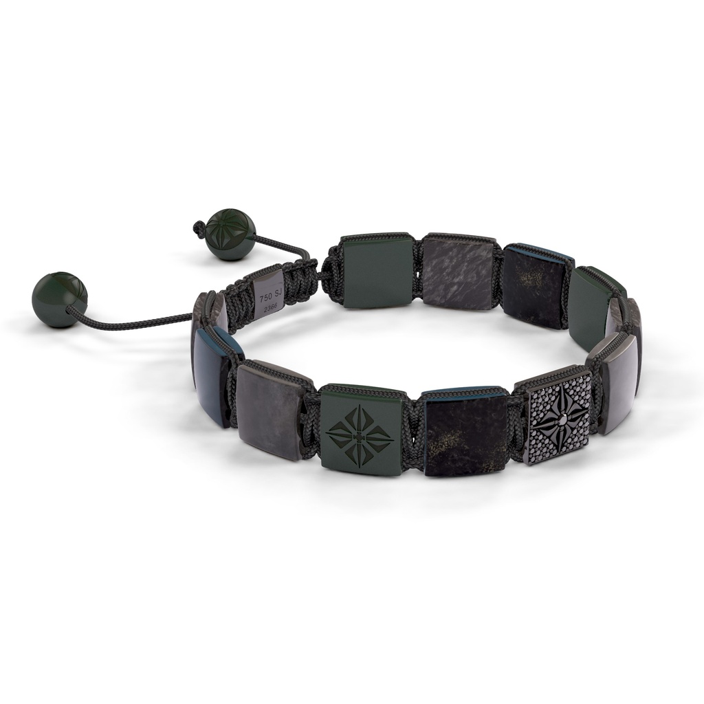 Shamballa Jewels 10mm Shamballa Lock Bracelet (Left View)
