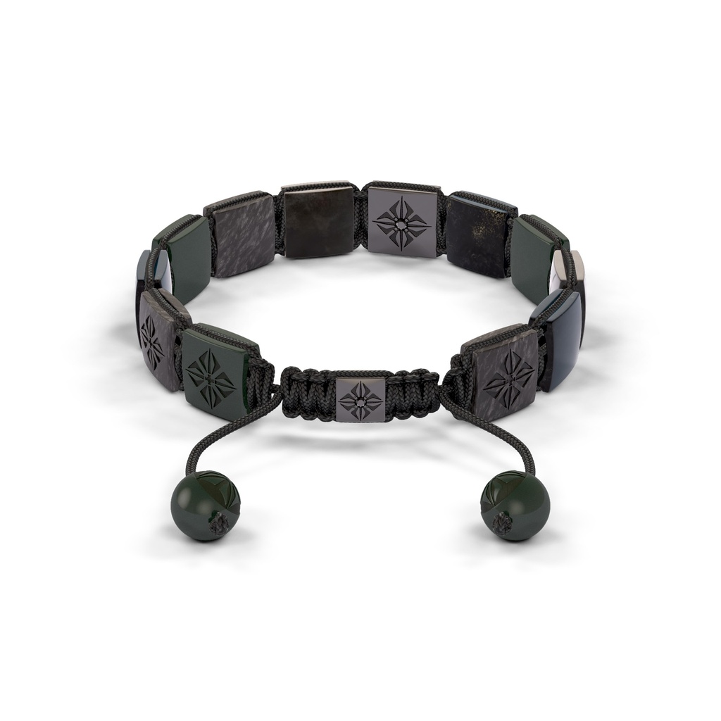 Shamballa Jewels 10mm Shamballa Lock Bracelet (Back View)