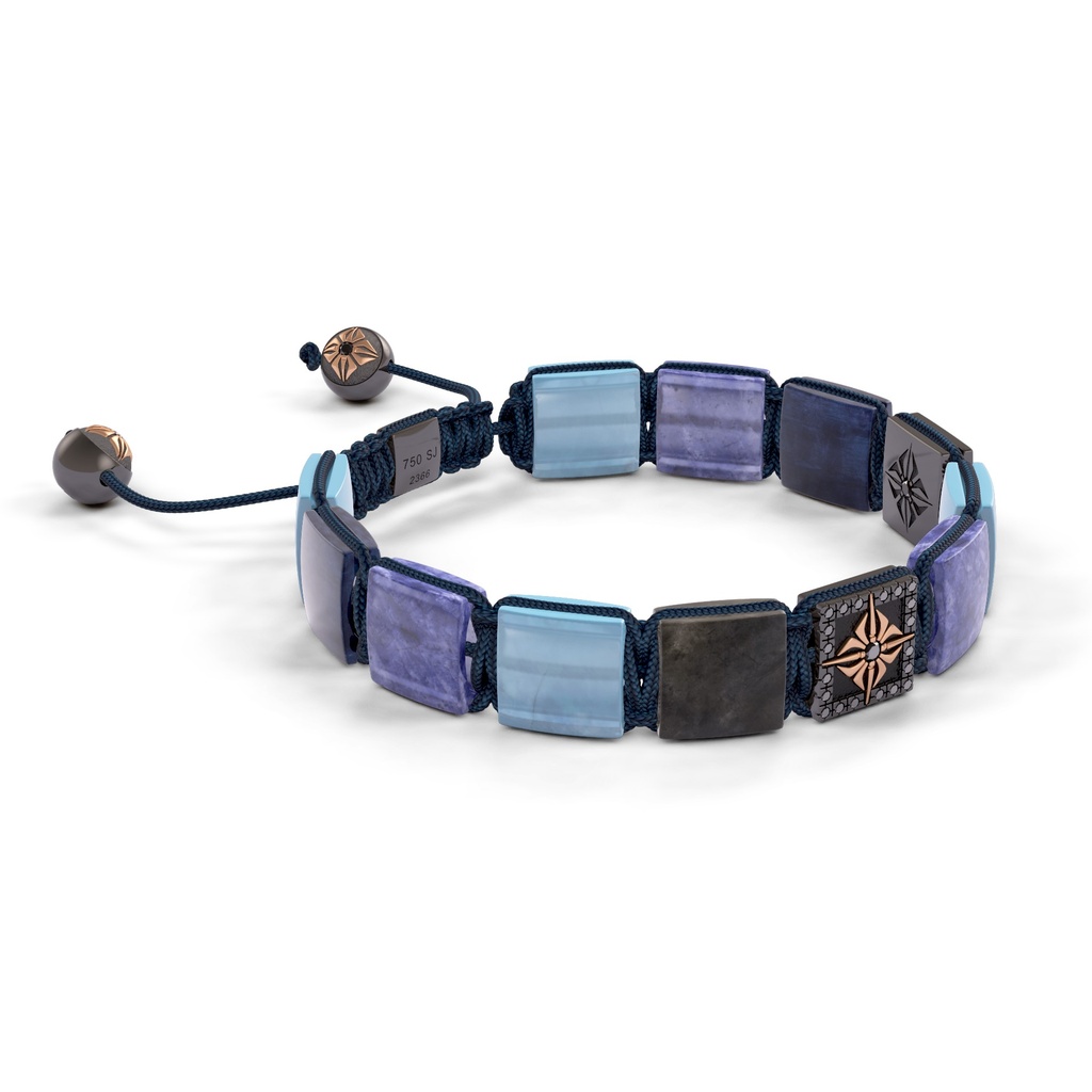 Shamballa Jewels 10mm Shamballa Lock Bracelet (Left View)