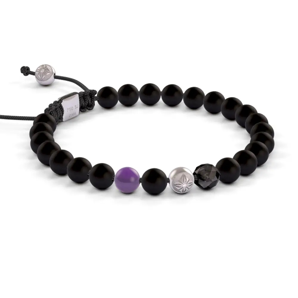 Shamballa Jewels 6mm Non-Braided Shamballa Bracelet D100694 #2