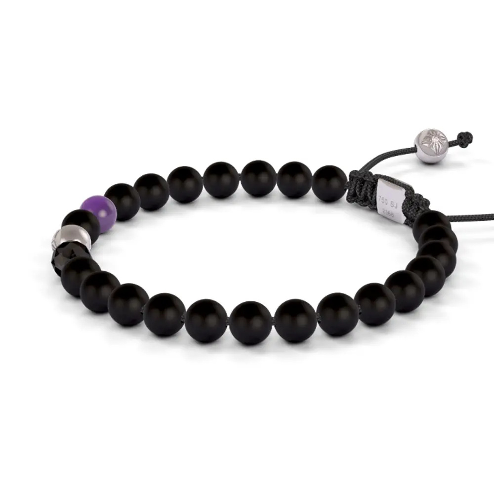 Shamballa Jewels 6mm Non-Braided Shamballa Bracelet D100694 #3