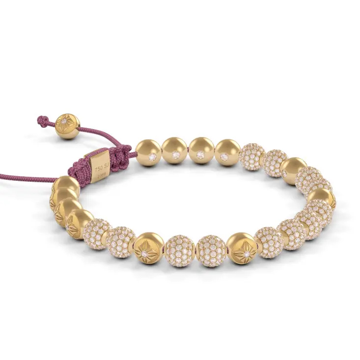 Shamballa Jewels 6mm Shamballa Non-Braided Bracelet D227068 #4