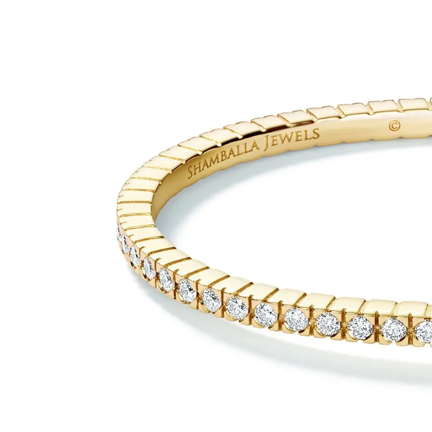 Shamballa Jewels Alliance Diamond Bangle D140471 #2