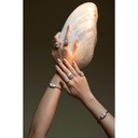 Marceline Amrita Round Bangle In Pink Opal And Diamonds Amrita Round Bangle In Pink Opal And Diamonds #2
