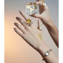 Marceline Amrita Round Bangle In White Ceramic And Diamonds Amrita Round Bangle In White Ceramic And Diamonds #2