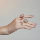 Marceline Amrita Round Ring In Full Diamonds Amrita Round Ring In Full Diamonds #2