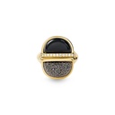 Marceline Amrita Small Double Bar Black Onyx Ring Amrita Small Double Bar Black Onyx Ring