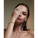 Marceline Amrita Small Round Necklace In White Ceramic Amrita Small Round Necklace In White Ceramic #2