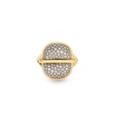 Marceline Amrita Small Round Ring In Full Diamonds Amrita Small Round Ring In Full Diamonds
