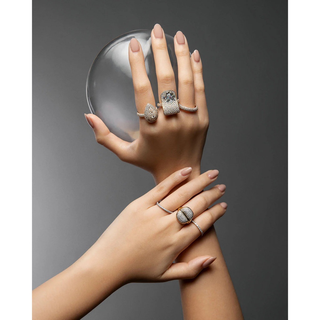 Marceline Amrita Small Round Ring In Full Diamonds Amrita Small Round Ring In Full Diamonds #2