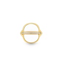 Marceline Amrita Small Round Ring In White Ceramic Amrita Small Round Ring In White Ceramic