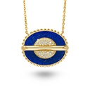 Marceline As Above So Below Necklace In Lapis Lazuli AN046A-LPYG-MR