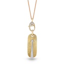 Marceline Awaken Full Diamond Arrow Necklace P051AYWG/A8851/CH