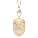 Marceline Diamond Peace Maker Necklace P043AYWG-MR/CH