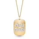 Marceline Diamond Peace Maker Necklace P043AYWG-MR/CH014YG70