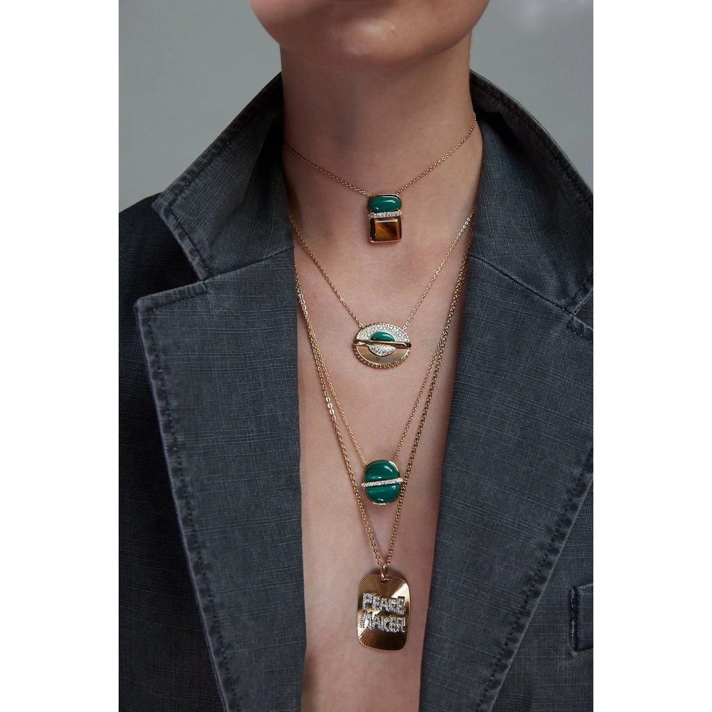 Marceline Diamond Peace Maker Necklace P043AYWG-MR/CH014YG70 #2