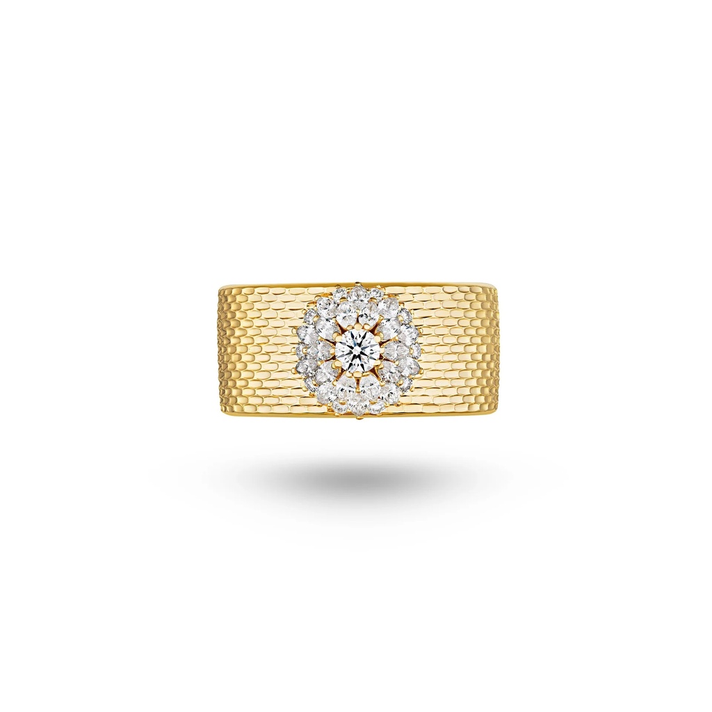 Marceline Fancy Daisy Ring Fancy Daisy Ring-YG