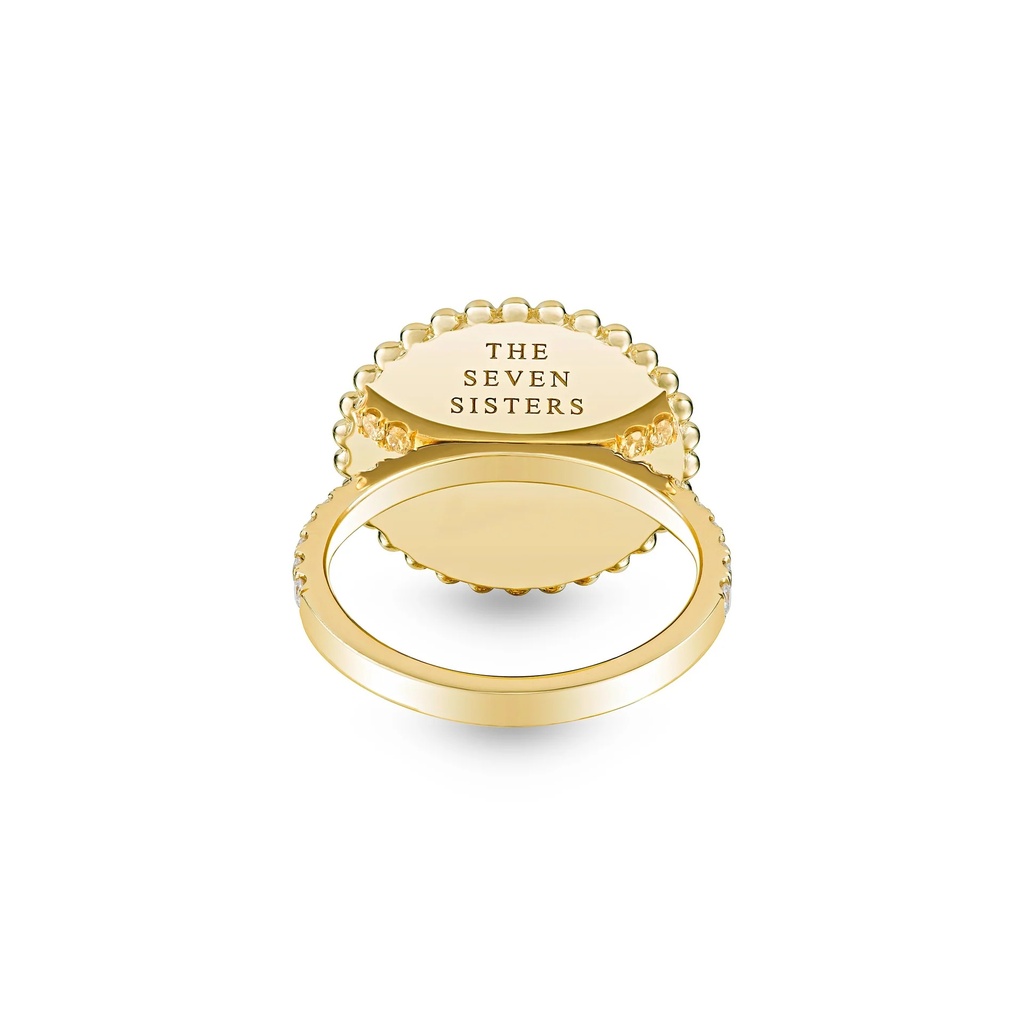 Marceline Full Diamond Seven Sisters Ring R049AYG-MR48 #2