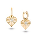 Marceline Heart Of The World Earrings E025AYG-MR