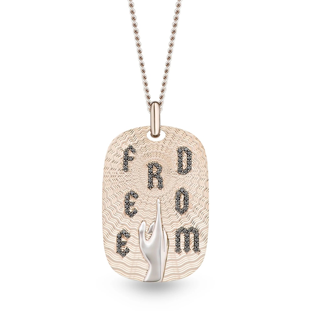 Marceline Large Freedom Necklace P057ABWG/CH014WG70