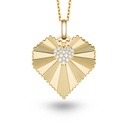 Marceline Large Heart Of The World Necklace P065AYG-MR-CH