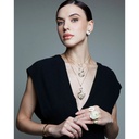 Marceline Large Heart Of The World Necklace P065ARG-MR-CH #2