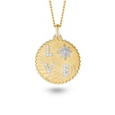 Marceline Love Frequency Full Diamond Necklace P046BYWG-MR/CH