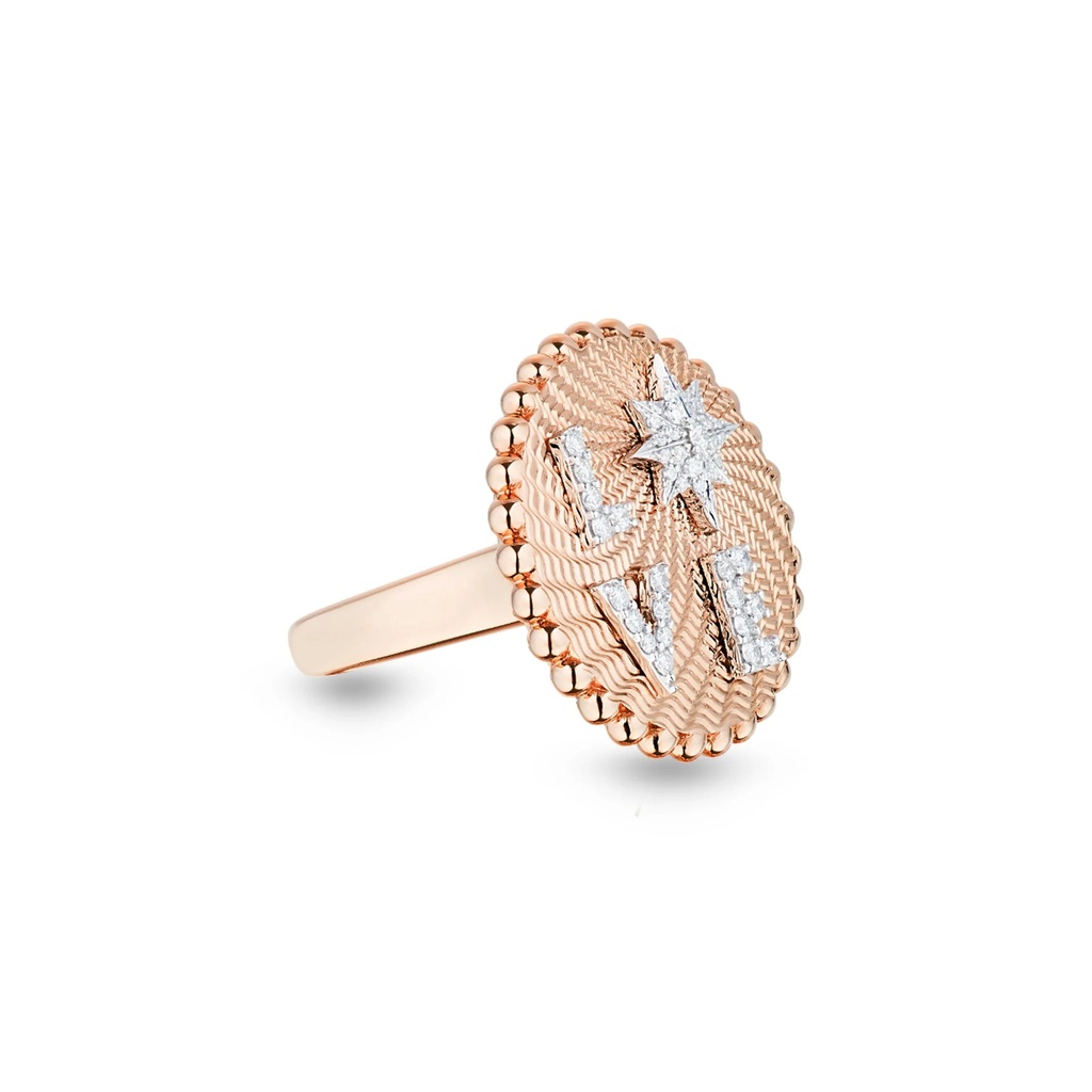 Marceline Love Frequency Full Diamond Ring R042APWG-MR48 #2