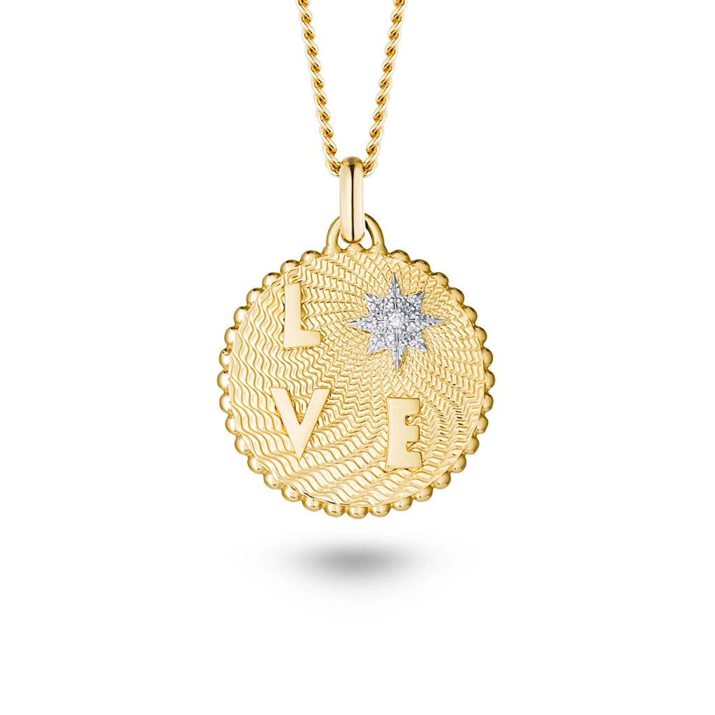 Marceline Love Frequency Star Diamond Necklace P046AYWG-MR/CH