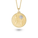 Marceline Love Frequency Star Diamond Necklace P046AYWG-MR/CH
