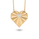 Marceline Medium Heart Of The World Necklace AN034APG-MR